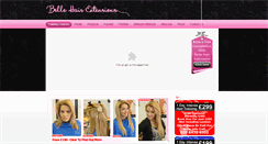 Desktop Screenshot of bellehairextensions.com